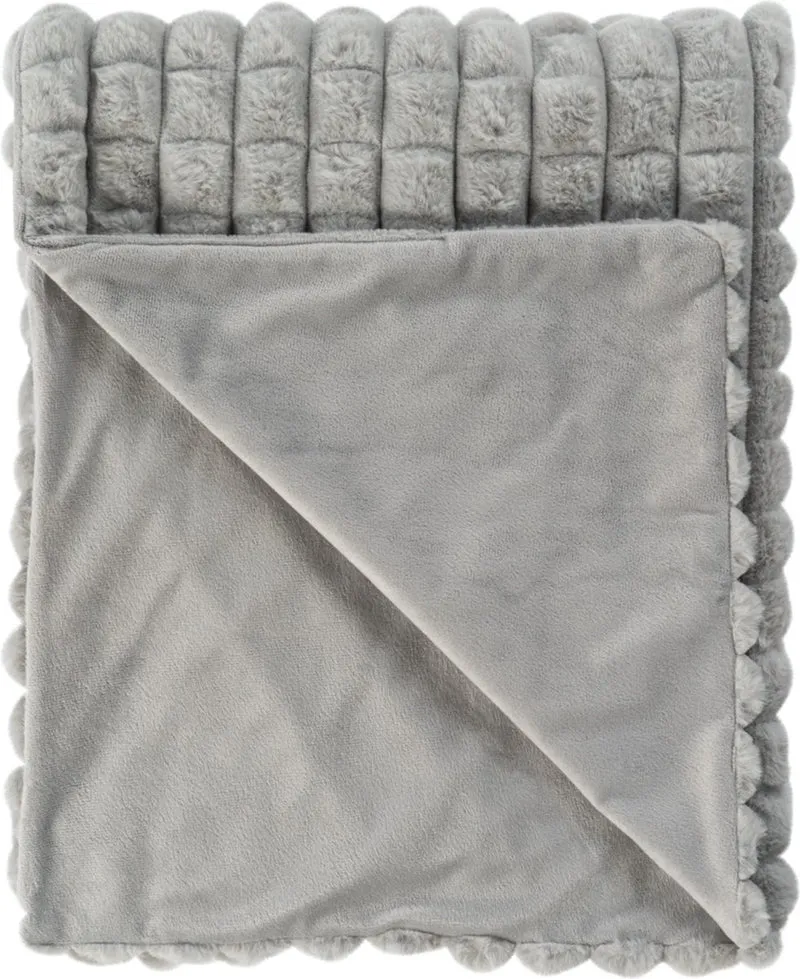 Harmony Vacht Deken Hoogpolig Soft Touch Zilver - 150x200 CM