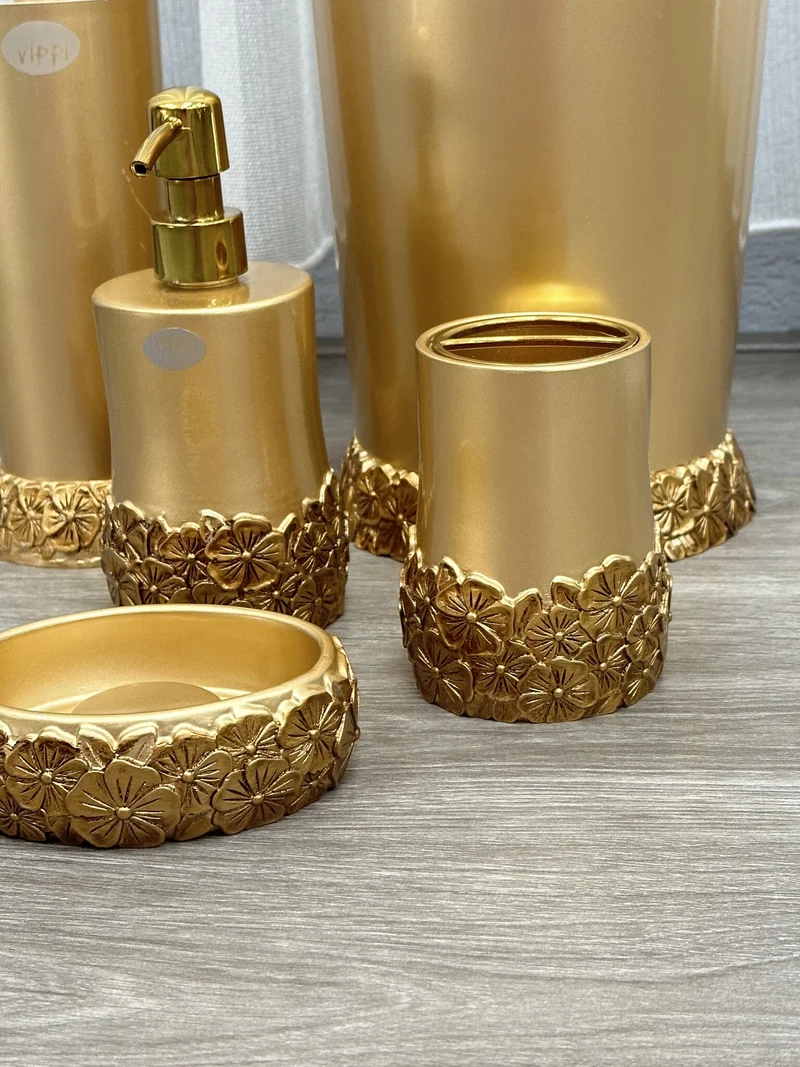 LUXE BADSET 5 DELIG GOUD