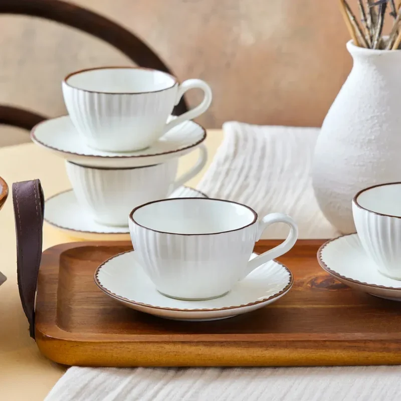 Karaca Rhine Espressoset 8 Delig | 4 Persoons