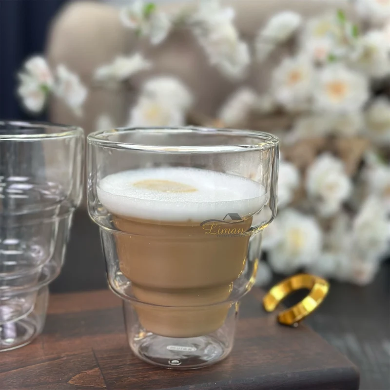 Dubbelwandig Himalaya 2 delige Borosilikatglas 350 ml