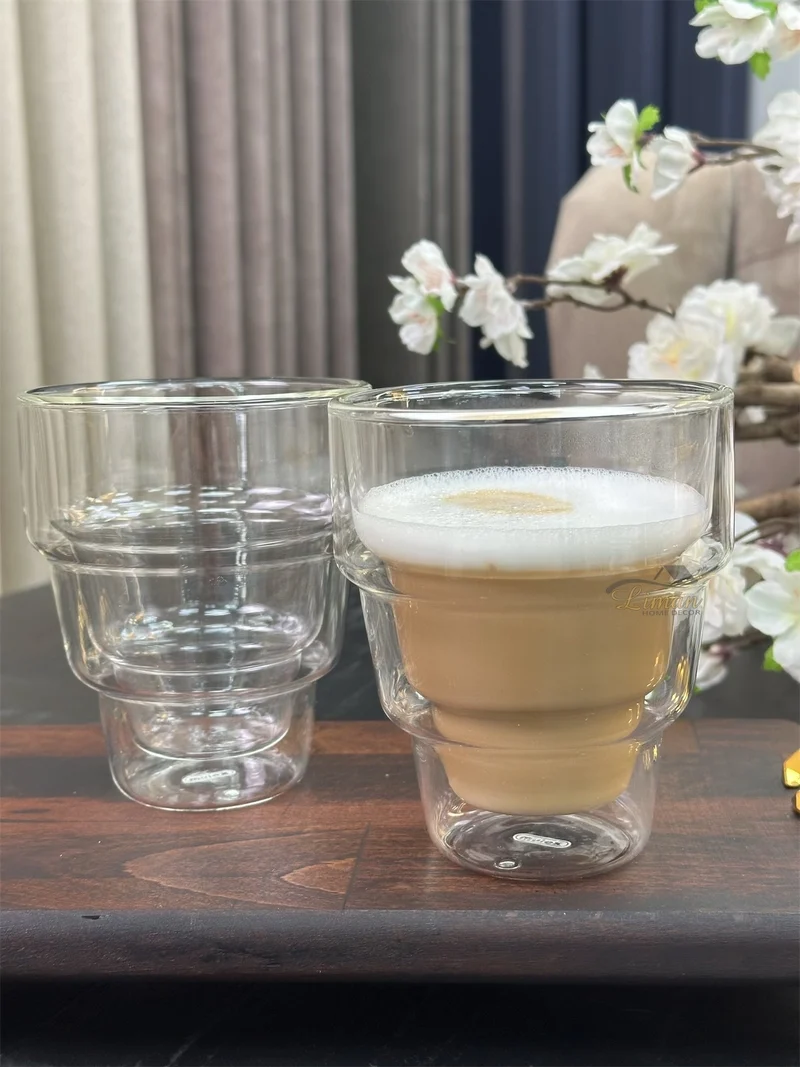 Dubbelwandig Himalaya 2 delige Borosilikatglas 350 ml