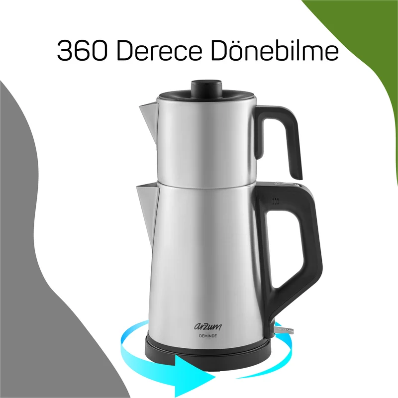 Arzum Deminde Elektrische Theepot 1,0 / 1,8 Liter