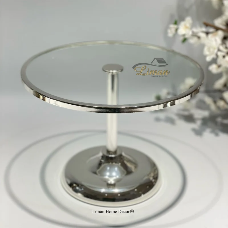 Fugurato Elegance Antalya Taartplatteau Zilver -M-