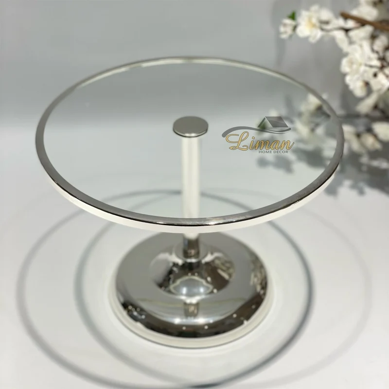 Fugurato Elegance Antalya Taartplatteau Zilver -M-