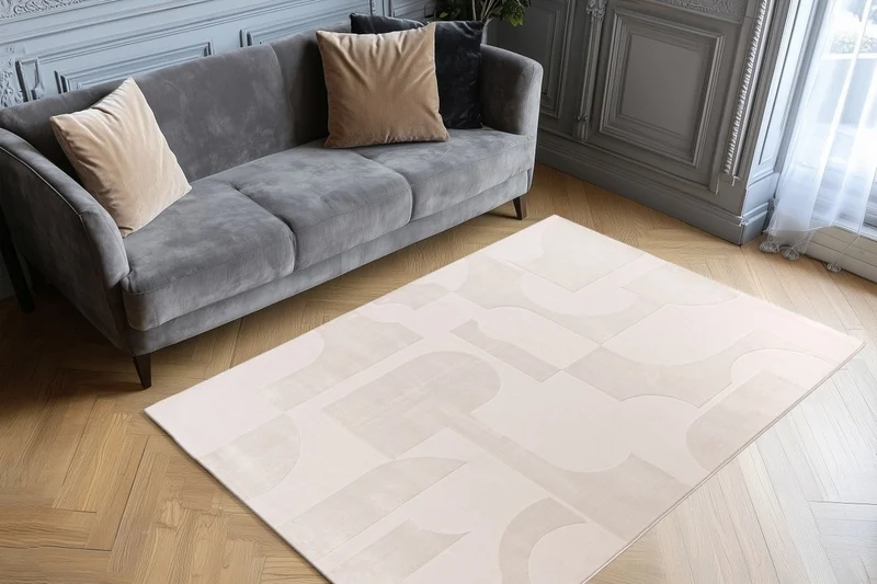 LALEE ELIF JAPANDI HALI 405 BEIGE - CREAM