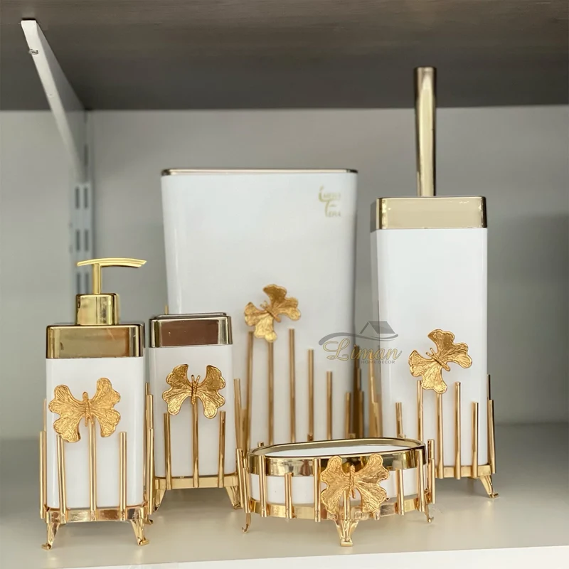 SNM LUXE BADSET 5 DELIG GOUD / WIT