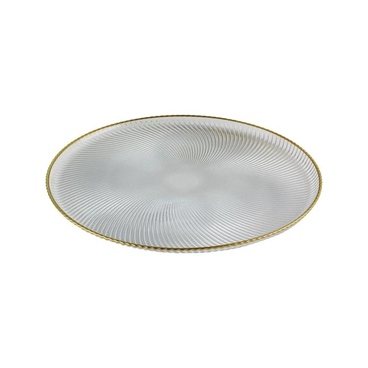 BRICARD JEST TRANSPARANT - GOUD ONDERBORD 32CM PER STUK