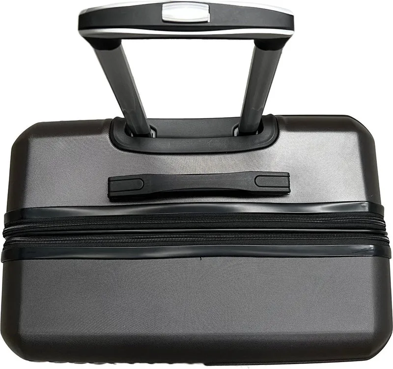 3-delig Kofferset - Zwart Handbagage - Verrijdbaar op 4 Wielen - Stevig ABS - TSA Slot -Lichtgewicht, Trolley - KOFFER