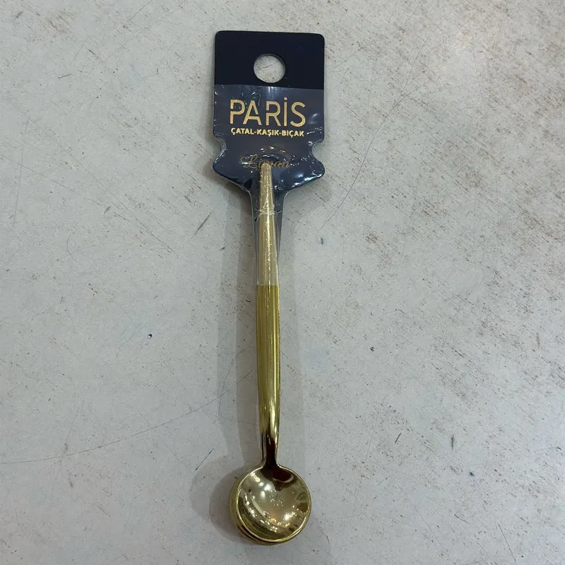 Paris Theelepel Goud 6 Delig