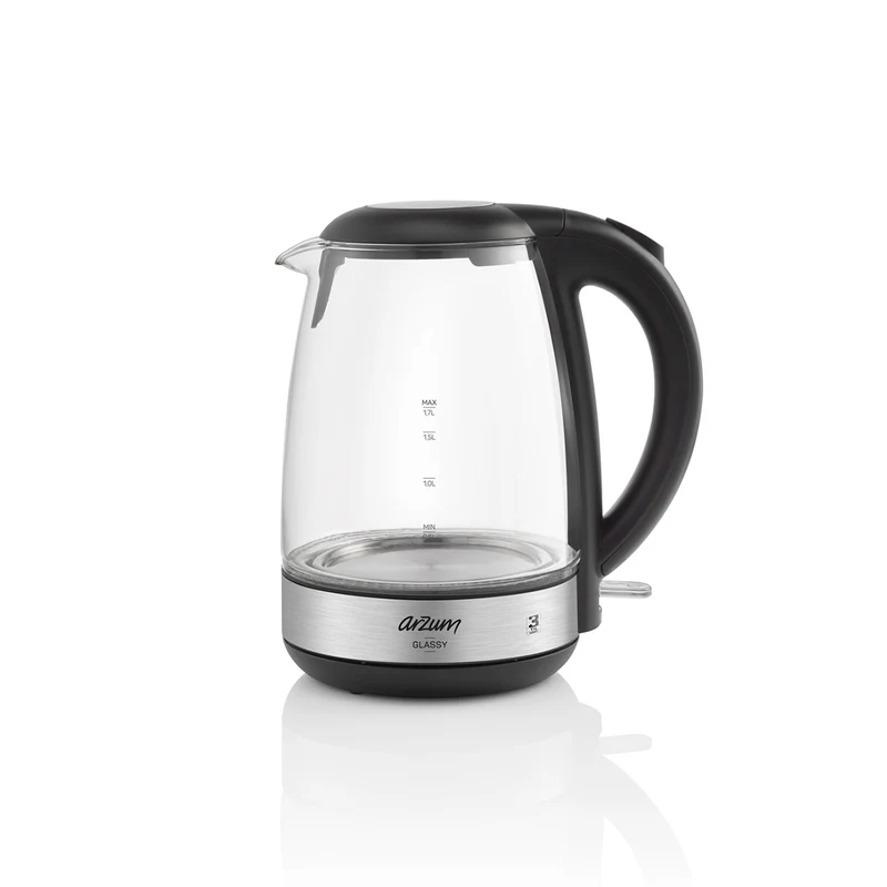Arzum Led Light glas Waterkoker Inox 1,7 lt
