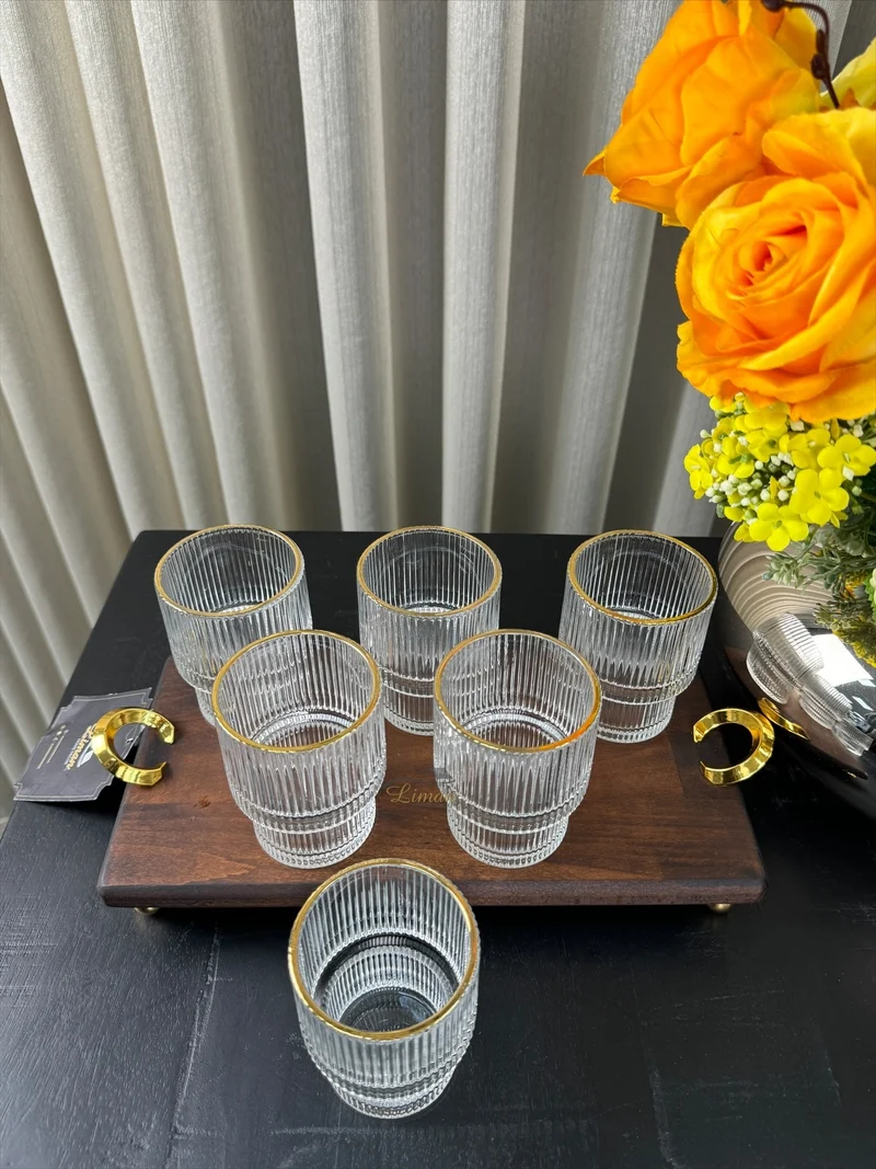 Ray Short 6 Delige Glas 180 ML Gold