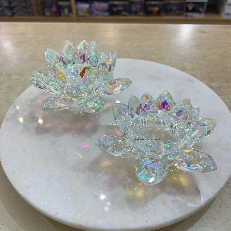 KRISTAL LOTUS DECORATIE -S-