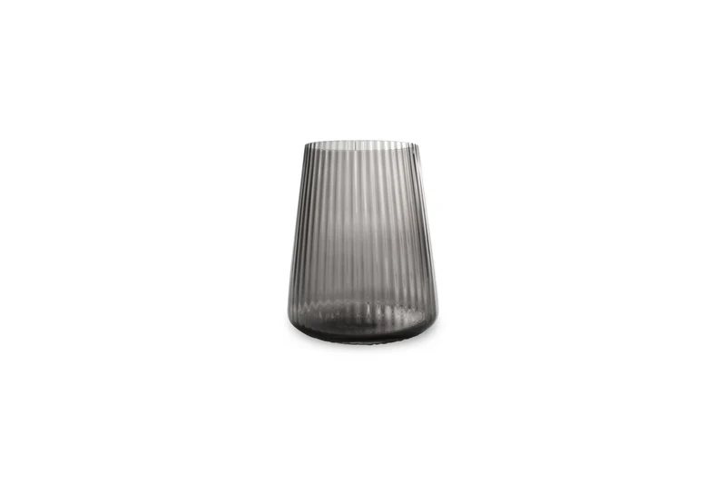 Glas 30cl smoked Ray - set/4