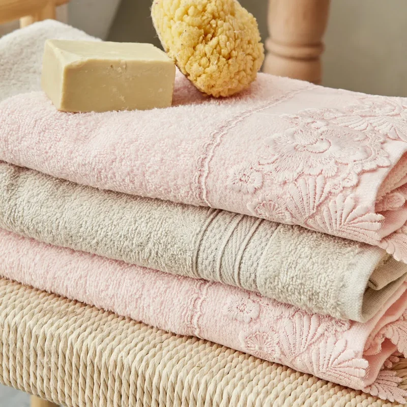 Karaca Home Shine Family Badjas set Powder Beige