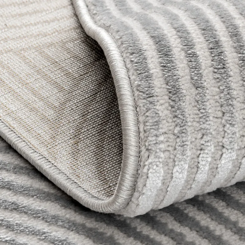 SEHRAZAT MODA 1130 GRIJS BOOGJES VLOERKLEED