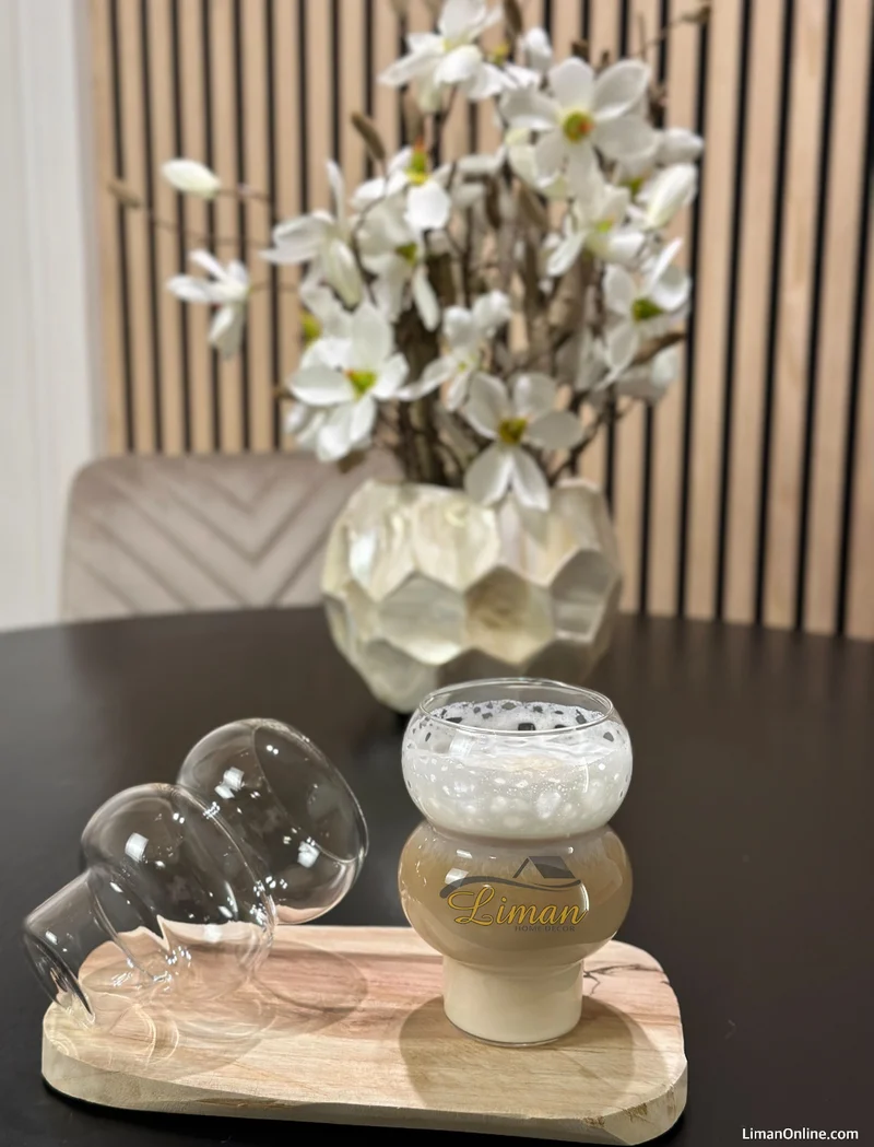 Belly Clear 2 delige Borosilikatglas 535 ml
