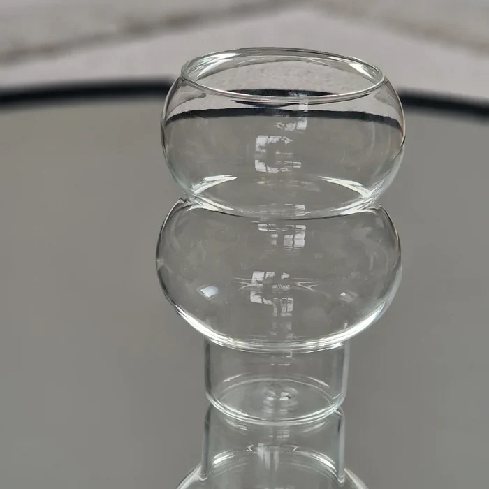 Belly Clear 2 delige Borosilikatglas 535 ml