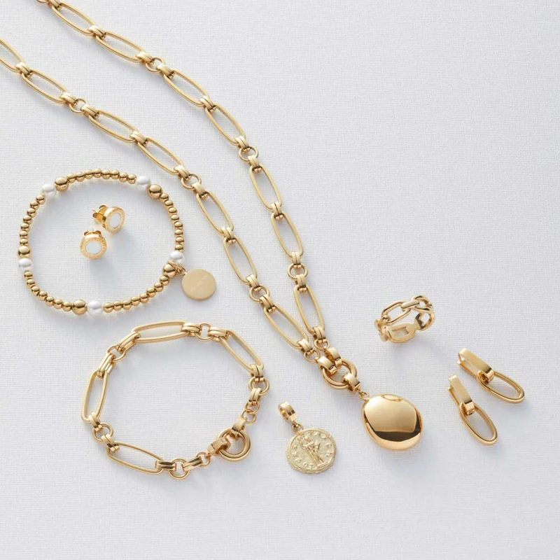Leonardo Jewels Ring Mathilde, Fingerring, Fingerschmuck, Schmuck, Größe 17, Edelstahl IP Gold , 024269