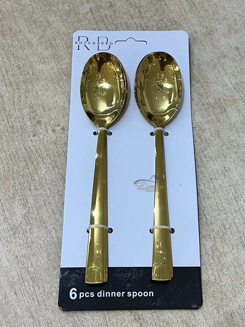 DIVA GOLD DINERLEPEL 6 DELIG