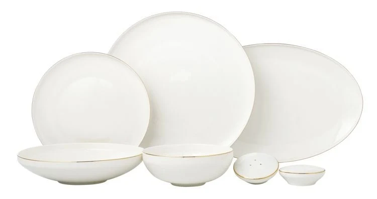 Bricard Porcelain Canet 6-Persoons | 27-Delig Serviesset Goud