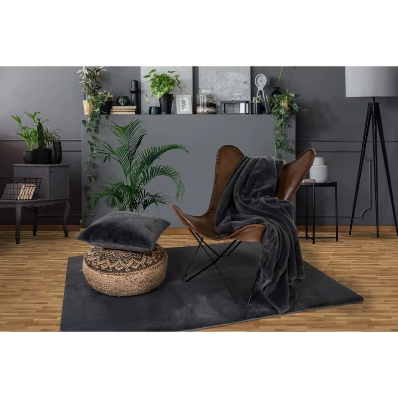 Heaven Vacht Deken Hoogpolig Soft Touch Graphite - 150x200 CM