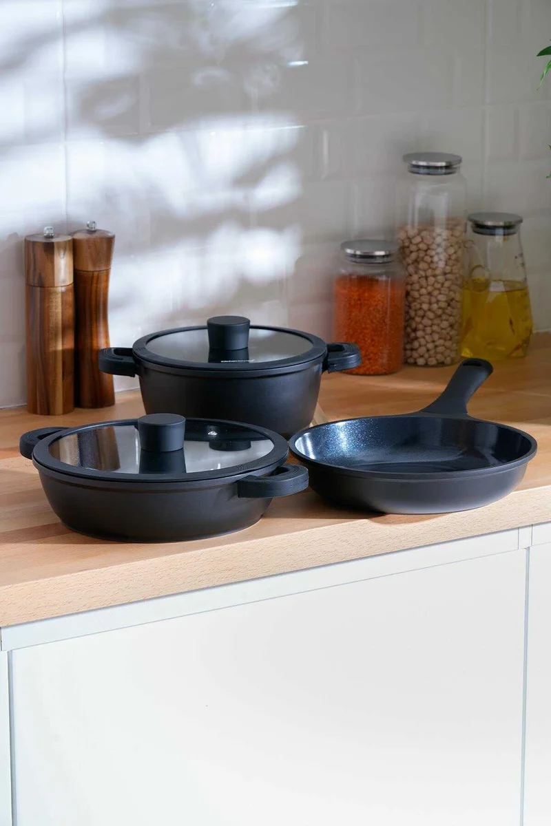 ACR Ultimate Pro Pannenset 5 Delig Zwart