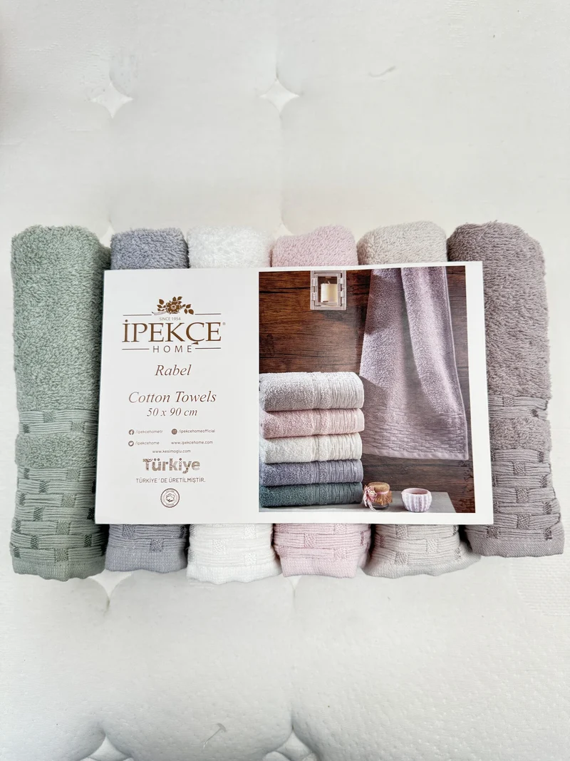 IPEKCE RABEL HANDDOEK 50 X 90CM 6 DELIG