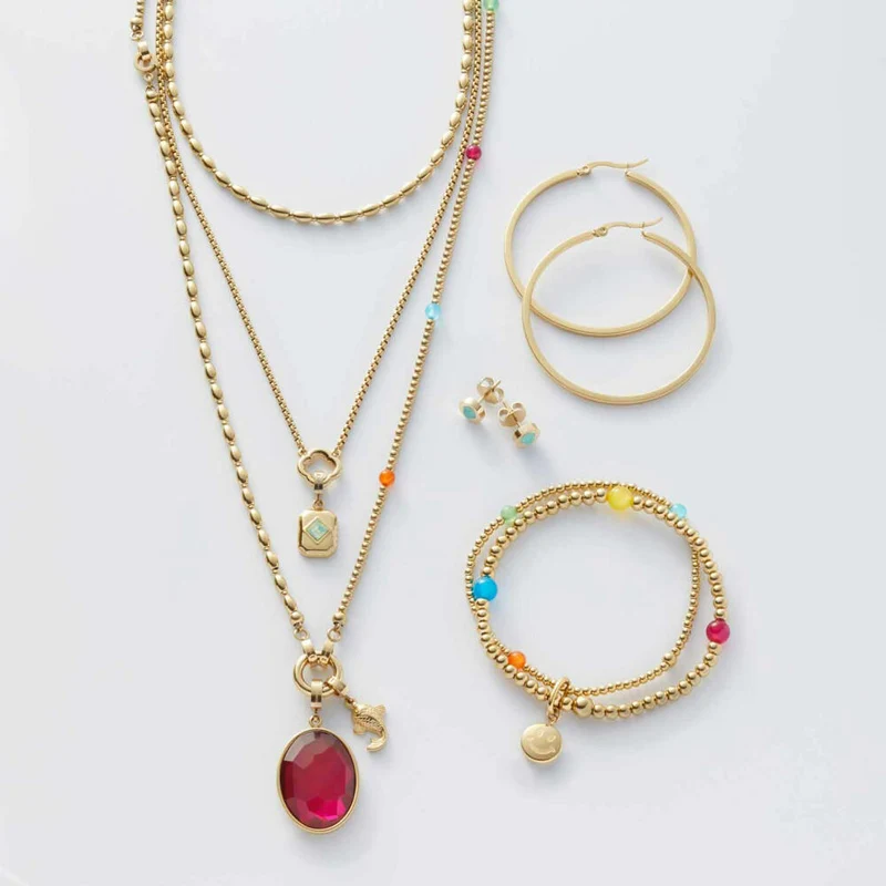 Leonardo Jewels Anhänger Jamira Clip&Mix, Schmuckanhänger, Kettenanhänger, Edelstahl IP Gold, Gold, 023619