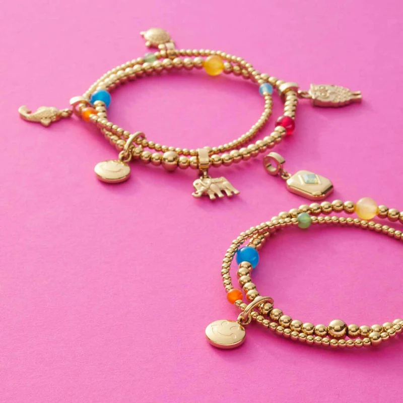 Leonardo Jewels Anhänger Ari Clip&Mix, Schmuckanhänger, Kettenanhänger, Edelstahl IP Gold , 023659