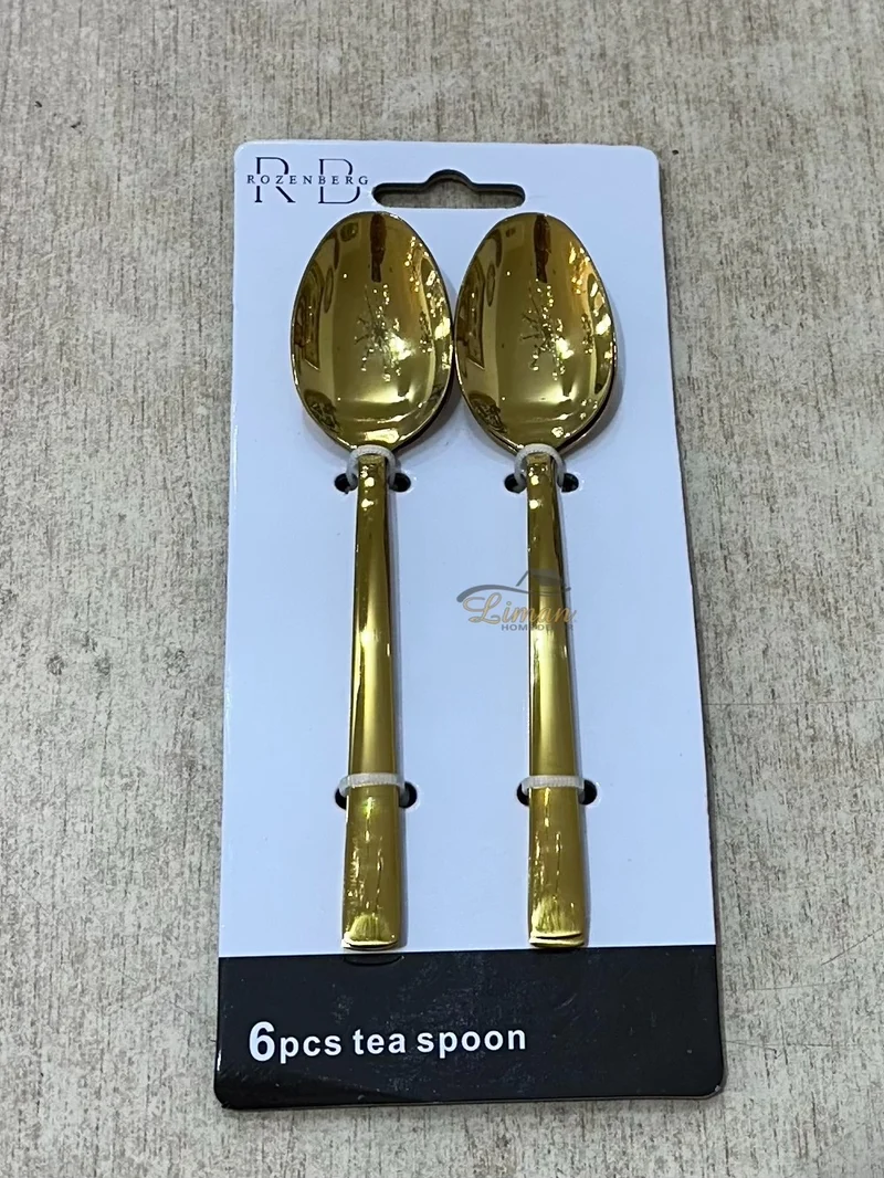 DIVA GOLD KOFFIELEPEL 6 DELIG