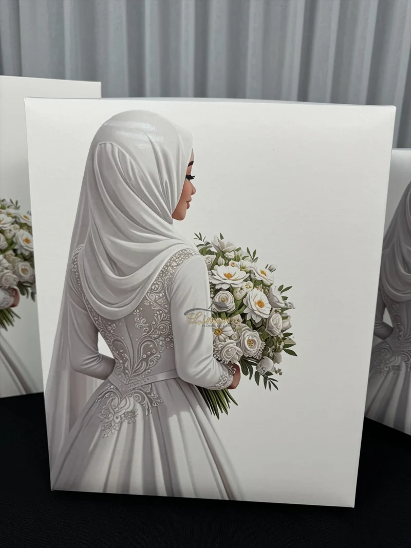 Hijabi Bruid Doos 3 delig