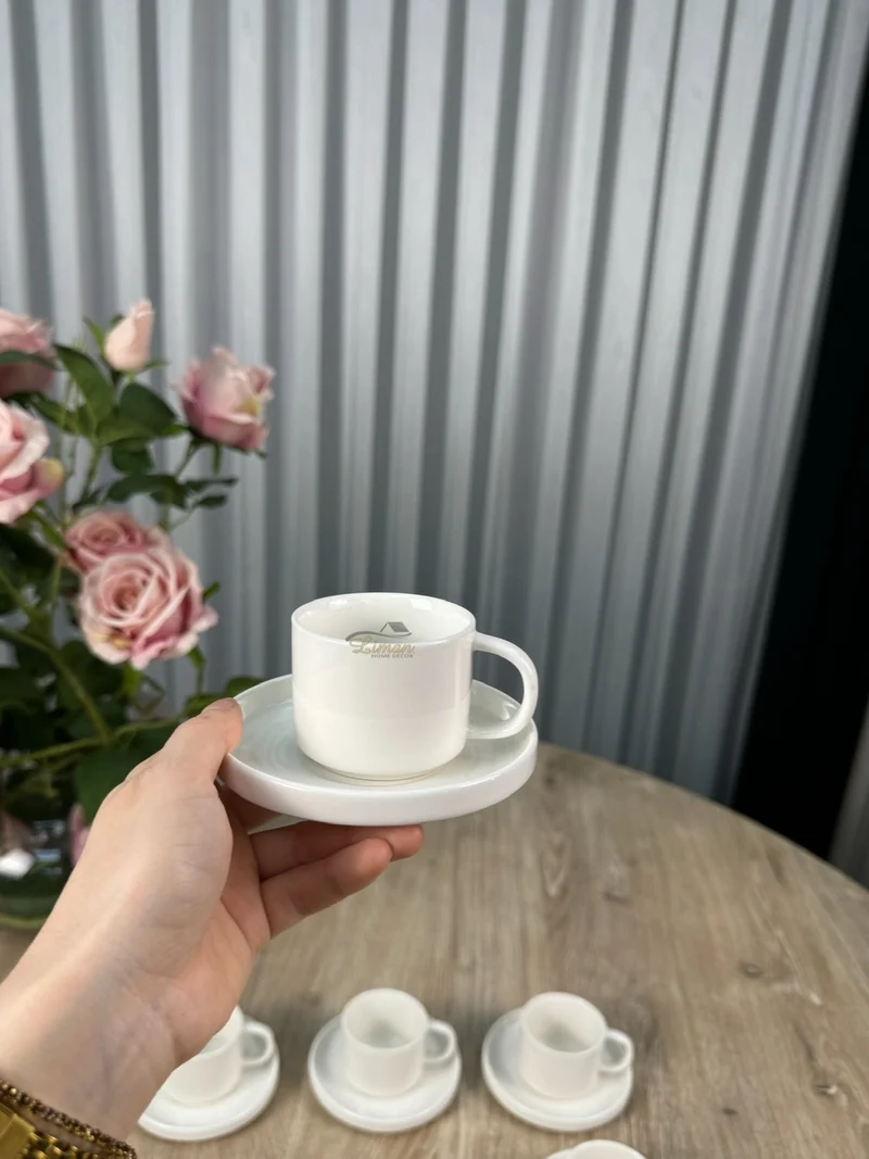 Espressoset 12 Delig | 6 Persoons Wit