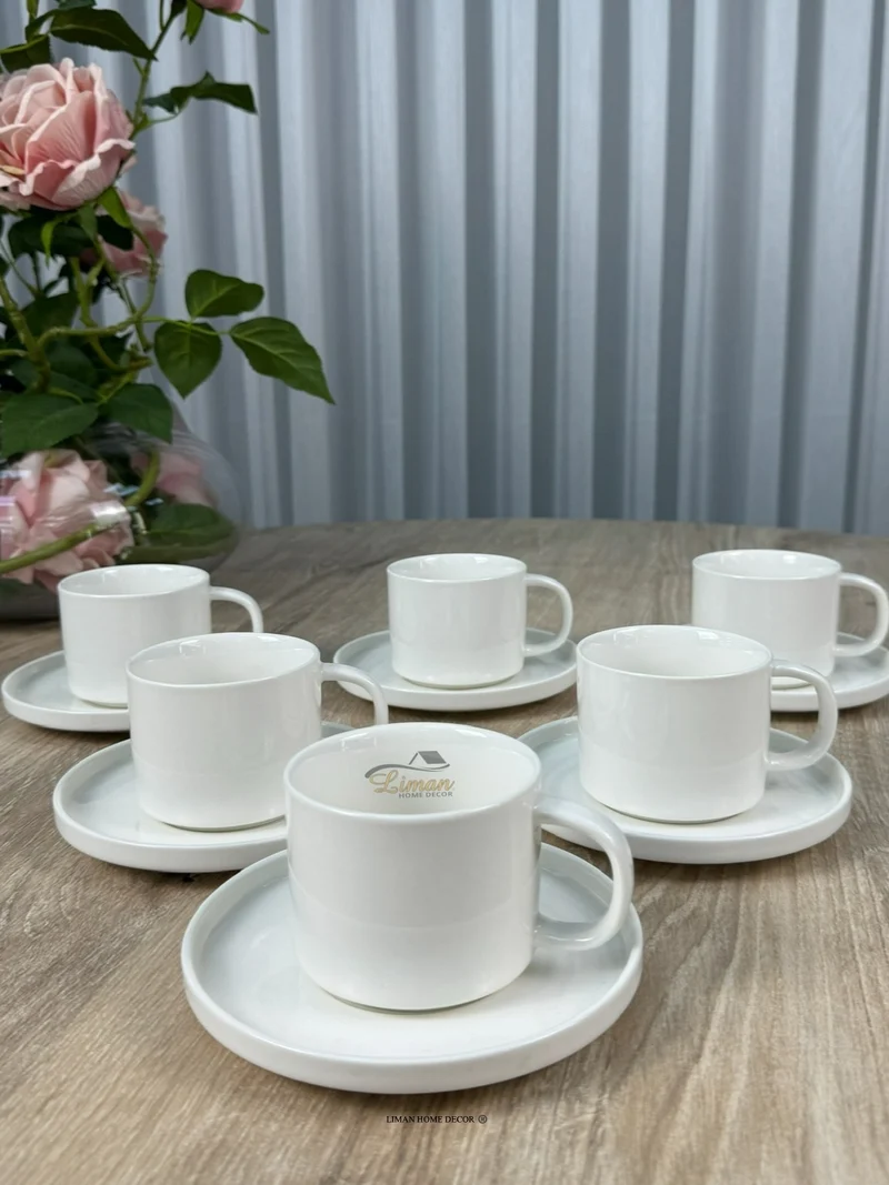 Espressoset 12 Delig | 6 Persoons Wit