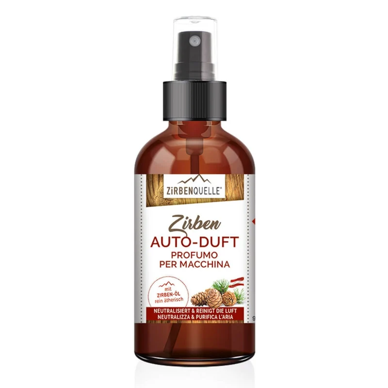 Zirben Autospray | 30 ml | Sprühkopfflasche | mit Zirbenöl | Made in Austria