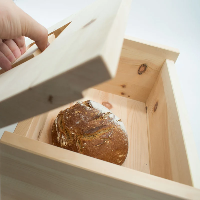 Brotkasten | massives Zirbenholz | abnehmbarer Deckel | in verschiedenen Größen | Made in Austria