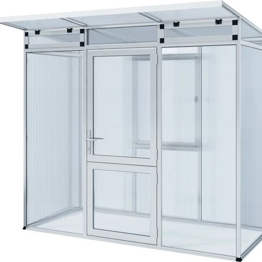 Hochstabiles Aluminium Gewächshaus 'Bern' | in verschiedenen Ausführungen | ISO-Hohlkammerplatten Polycarbonat | Made in Germany