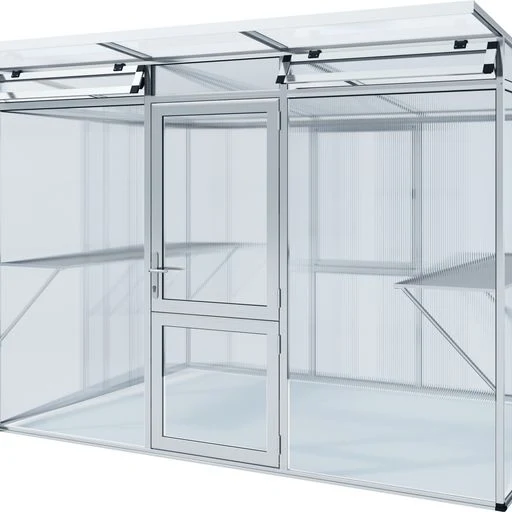 Hochstabiles Aluminium Gewächshaus 'Bern' | in verschiedenen Ausführungen | ISO-Hohlkammerplatten Polycarbonat | Made in Germany