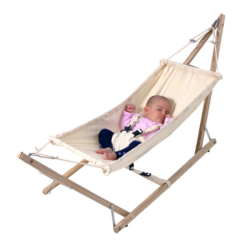 Baby Wohlfühl-Set 'Schlummerglück & Zirbenzauber | Babyhängematte | Stofftier Flora | Tüv-geprüft | Made in Austria