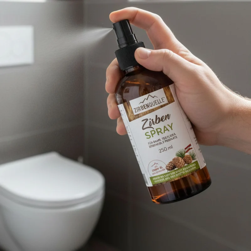 Zirben-Spray mit rein ätherischem Zirbenöl | 250ml | für Körper und Geist | Made in Austria