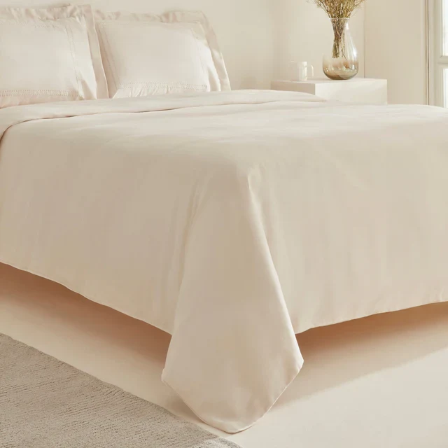 Karaca Home White Collection Felves 100% Katoen Tweepersoons Dekbed Set Beige