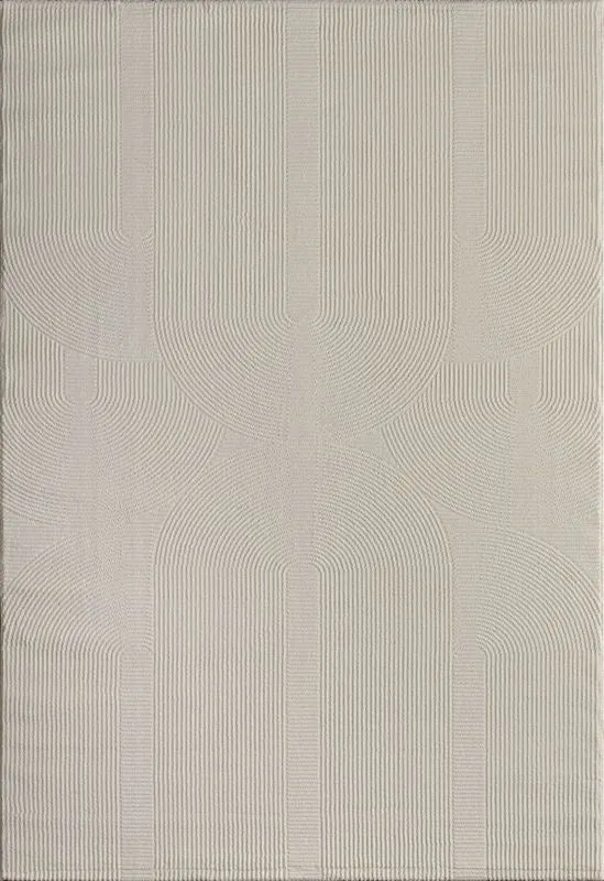 URGUP 78 HALI CREAM (fijne) Boogjes - Japandi