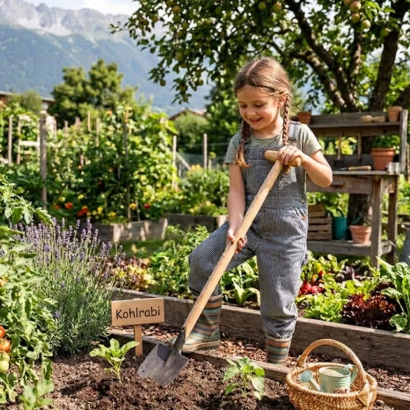 Spatenschaufel 'Krafts kids' | für kleine Leute | Länge 75cm | Made in Germany
