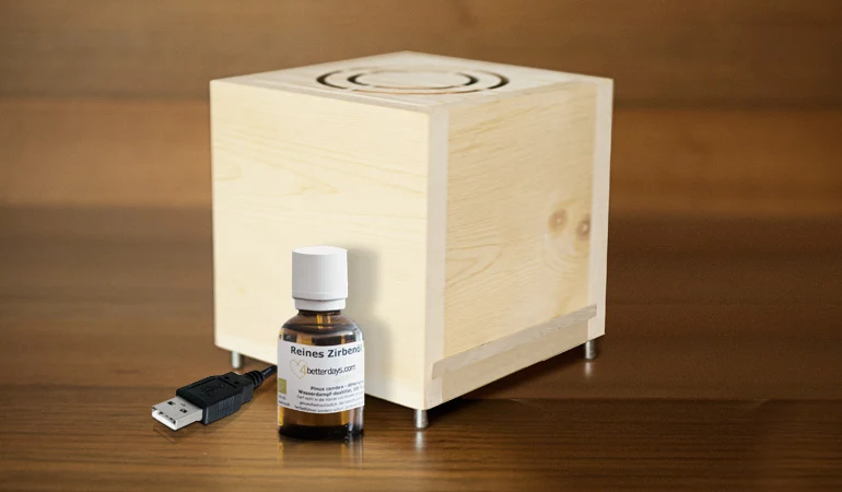 '4bd-AromaCube' - innovative Raumklimaverbesserung | Für alle ätherische Öle