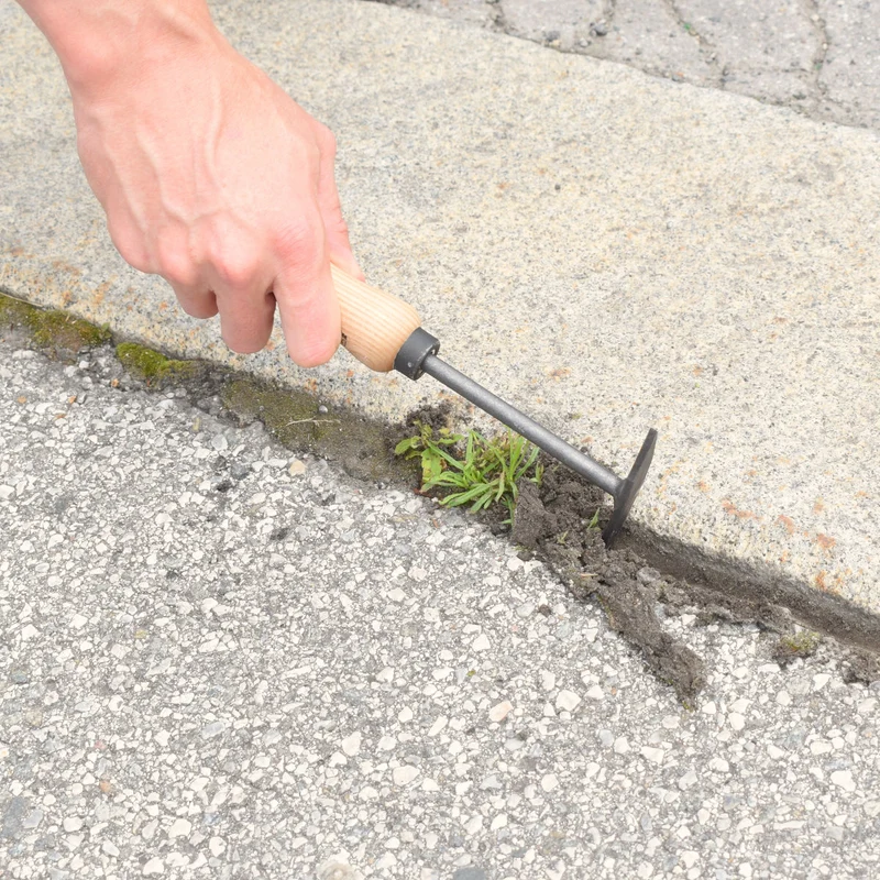 Fugenkratzer mit 14 cm ergonomischem Eschenholzstiel Gewicht: 150 g - Handgeschmiedet in Deutschland