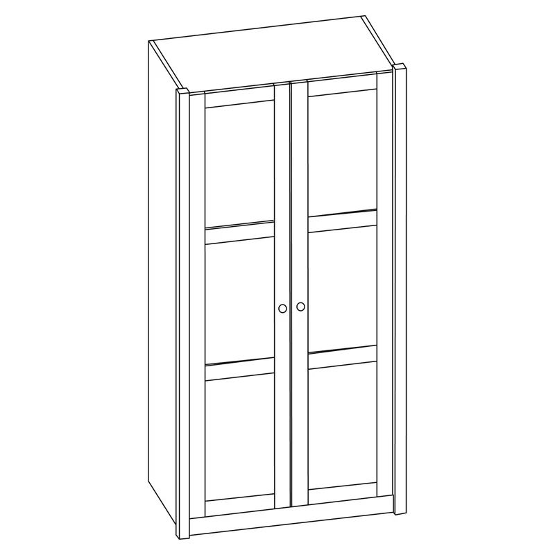 Klassischer Massivholzschrank 'Dream Base' - 2/3/4 türig in verschiedenen Holzarten