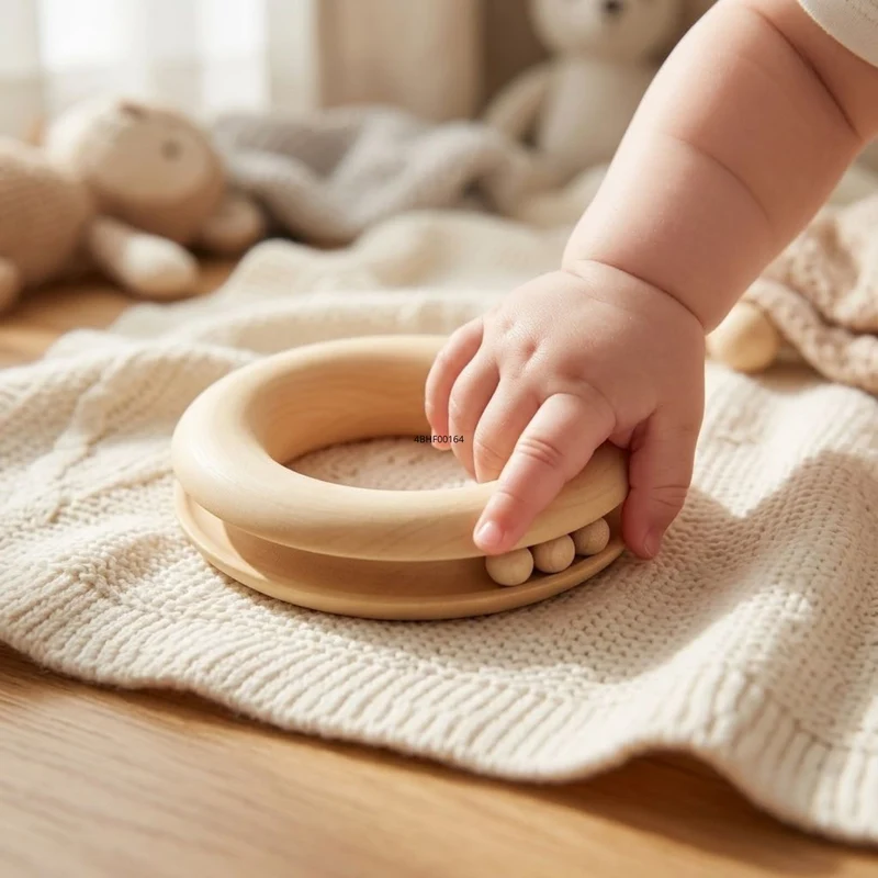 Laufring 'Out' | Babyring aus Ahornholz | ab 10 Monate | ganzheitliches anthroprosophisches Spielzeug | Made in Germany