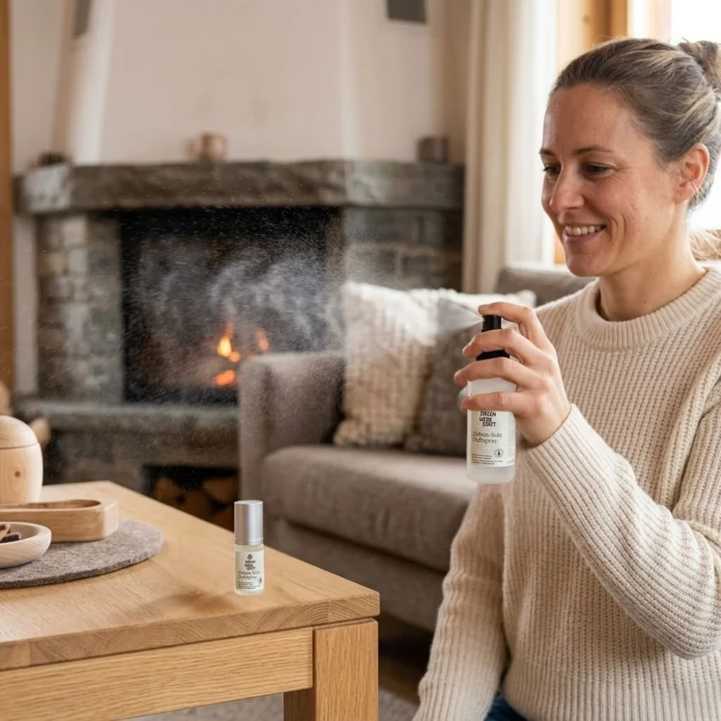 Zirben-Sole-Spray 100 % naturrein in edler Glasflasche - Handarbeit aus Österreich