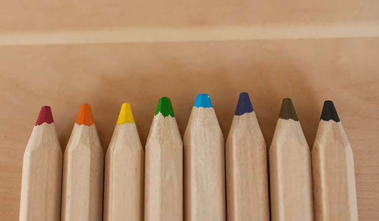 Unlackierte Farbstifte 'Color Pencils' | verschiede Größen | Made in Germany