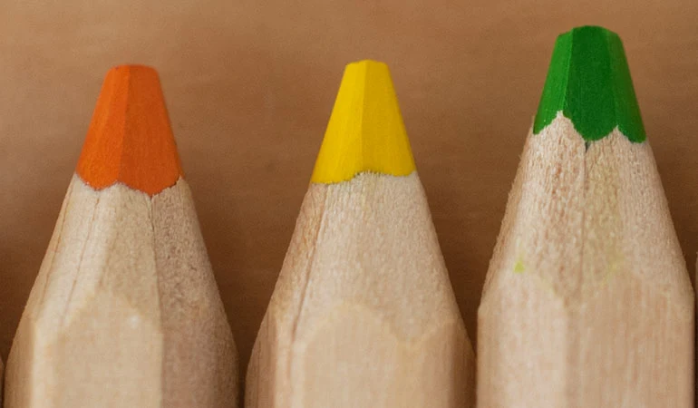 Unlackierte Farbstifte 'Color Pencils' | verschiede Größen | Made in Germany