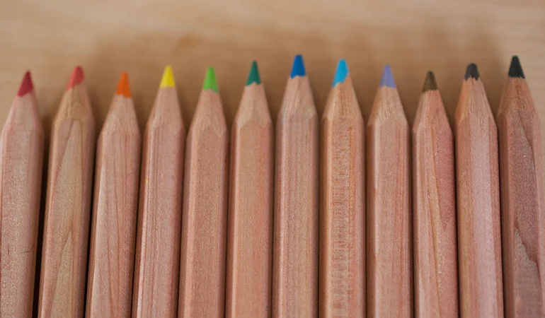 Unlackierte Farbstifte 'Color Pencils' | verschiede Größen | Made in Germany